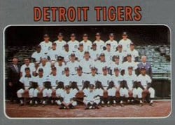 1970 Topps Base Set Detroit Tigers #579 card