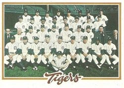 1978 Topps Base Set Detroit Tigers #404 card