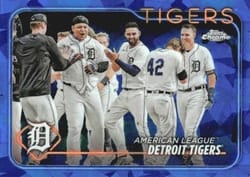 2024 Topps Chrome Sapphire Edition Base Set Detroit Tigers #6 card