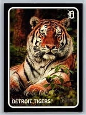 2024 Topps Heritage 1975 Topps Zoo's Who Stick-Ons Detroit Tigers #75Z-1 card