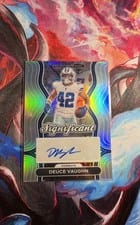 2024 Panini Prizm Significant Signatures Deuce Vaughn #SS-DVN card