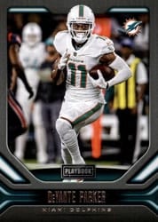 2019 Panini Playbook Base Set DeVante Parker #6 card