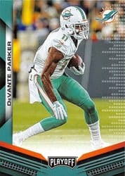 2019 Panini Playoff Base Set DeVante Parker #8 card