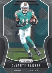 2019 Panini Prizm Base Set DeVante Parker #9 card