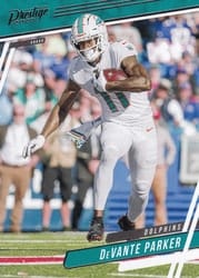 2020 Panini Prestige Base Set DeVante Parker #82 card