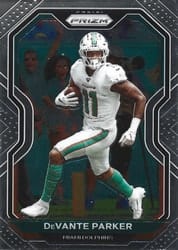 2020 Panini Prizm Base Set DeVante Parker #10 card