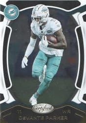 2021 Panini Certified Base Set DeVante Parker #4 card