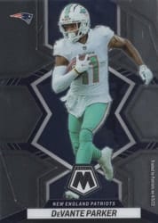 2022 Panini Mosaic Base Set DeVante Parker #124 card