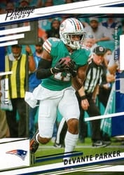 2022 Panini Prestige Base Set DeVante Parker #183 card