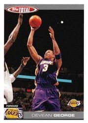 2004-05 Topps Total Base Set Devean George #142 card