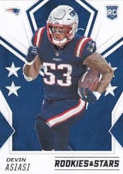 2020 Panini Rookies & Stars Base Set Devin Asiasi #138 card