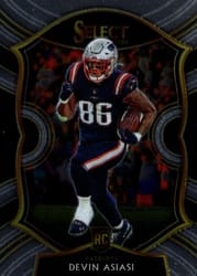 2020 Panini Select Base Set Devin Asiasi #100 card