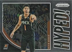 2019-20 Panini Prizm Get Hyped! Devin Booker #7 card