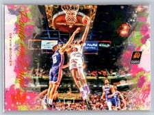 2019 Panini Court Kings Points in the Paint Devin Booker Citrine #3 card