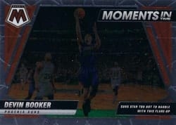 2021-22 Panini Mosaic Moments in Time Devin Booker #12 card