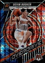 2021-22 Panini Mosaic Overdrive Devin Booker #21 card