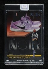 2021-22 Panini One and One Noir Sneaker Spotlight Devin Booker #3 card