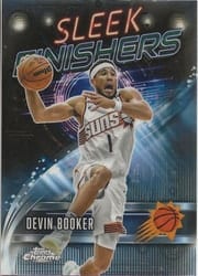 2025-26 Topps Chrome Sleek Finishers Devin Booker #SF-19 card