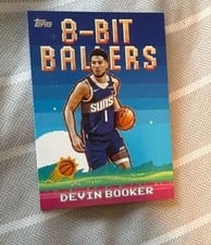 2025 Topps 8-Bit Ballers Devin Booker Holo #8B-3 card