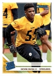 2019 Donruss Base Set Devin Bush II #344 card