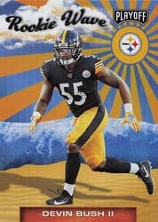 2019 Panini Playoff Rookie Wave Devin Bush II #25 card