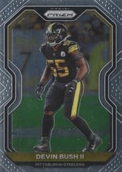 2020 Panini Prizm Base Set Devin Bush II #70 card