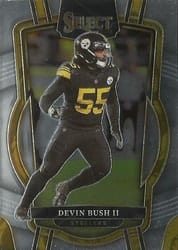 2022 Panini Select Base Set Devin Bush II #218 card