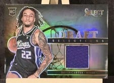 2024-25 Panini Select Draft Selections Memorabilia Devin Carter #DSM-CAR card