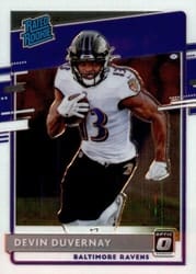 2020 Donruss Optic Base Set Devin Duvernay #179 card