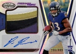 2020 Panini Certified Base Set Devin Duvernay #233 card