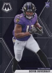 2020 Panini Mosaic Base Set Devin Duvernay #232 card