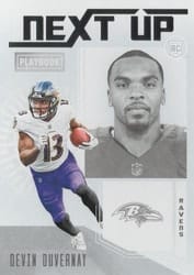 2020 Panini Playbook Next Up Devin Duvernay #NU-32 card