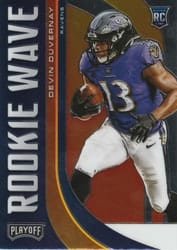 2020 Panini Playoff Rookie Wave Devin Duvernay #RW-26 card