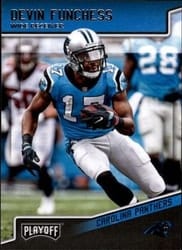 2018 Panini Playoff Base Set Devin Funchess #28 card
