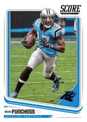 2018 Score Base Set Devin Funchess #49 card