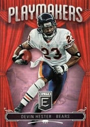 2019 Donruss Elite Playmakers Devin Hester #PM-12 card