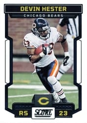 2023 Score Base Set Devin Hester #108 card