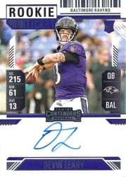 2024 Panini Contenders Base Set Devin Leary #141 card