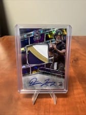 2024 Panini Spectra Rookie Patch Autographs Devin Leary #241 card