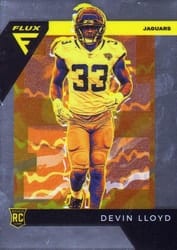 2022 Panini Chronicles Flux Rookies Devin Lloyd #FX-19 card