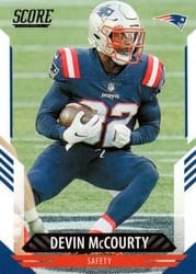 2021 Score Base Set Devin McCourty #42 card