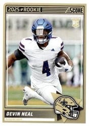 2025 Score Rookies Devin Neal #40 card