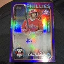 2024 Topps Pro Debut Autographs Devin Saltiban #PD-179 card