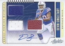2019 Panini Absolute Base Set Devin Singletary #212 card