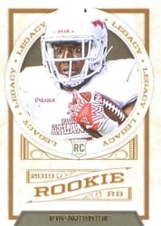 2019 Panini Legacy Base Set Devin Singletary #159 card