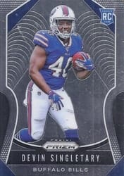 2019 Panini Prizm Base Set Devin Singletary #335 card