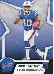 2019 Panini Rookies & Stars Base Set Devin Singletary #129 card