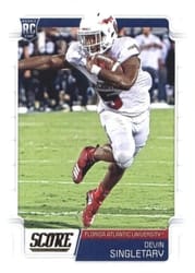 2019 Score Base Set Devin Singletary #391 card