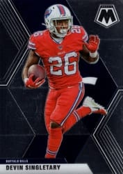 2020 Panini Mosaic Base Set Devin Singletary #27 card