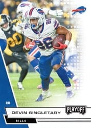 2020 Panini Playoff Base Set Devin Singletary #4 card